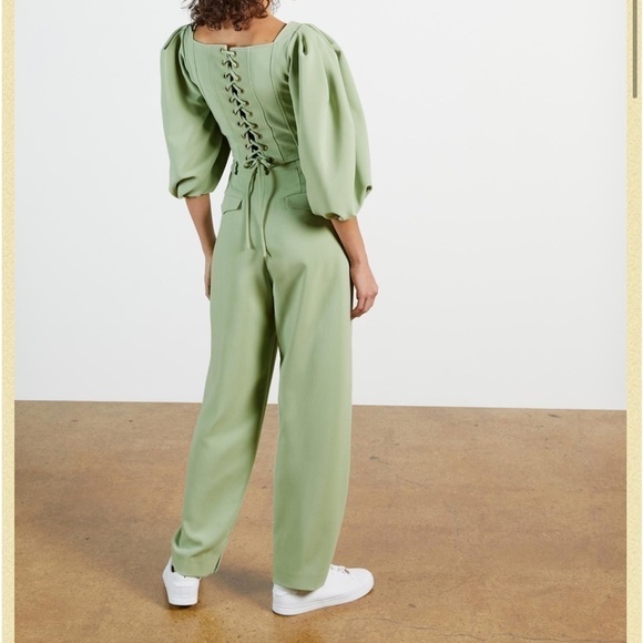 Womens Sskyye - Peg Leg Trouser Co-Ord Light Blue Ted Baker Trousers NWT - Picture 16 of 16